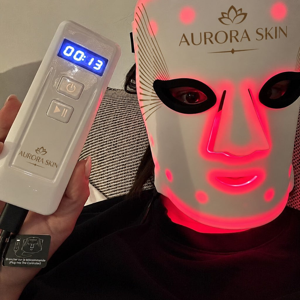 Masque LED Aurora Skin avec télécommande